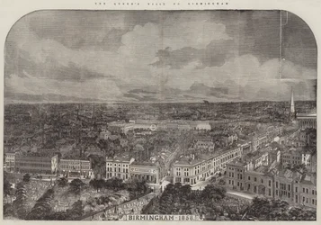 Het Bezoek van de Koningin aan Birmingham
